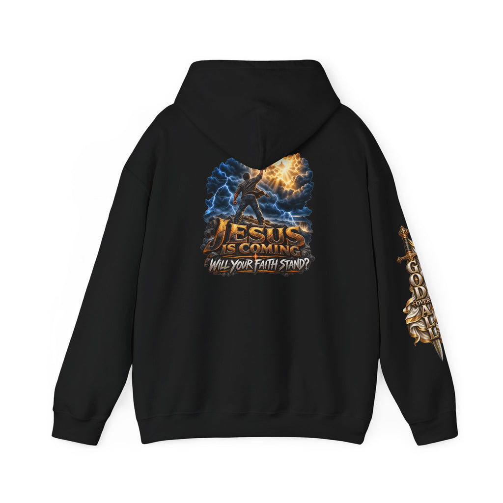 Jesus Is Coming Hoodie — Faith Revival Graphic Pullover
