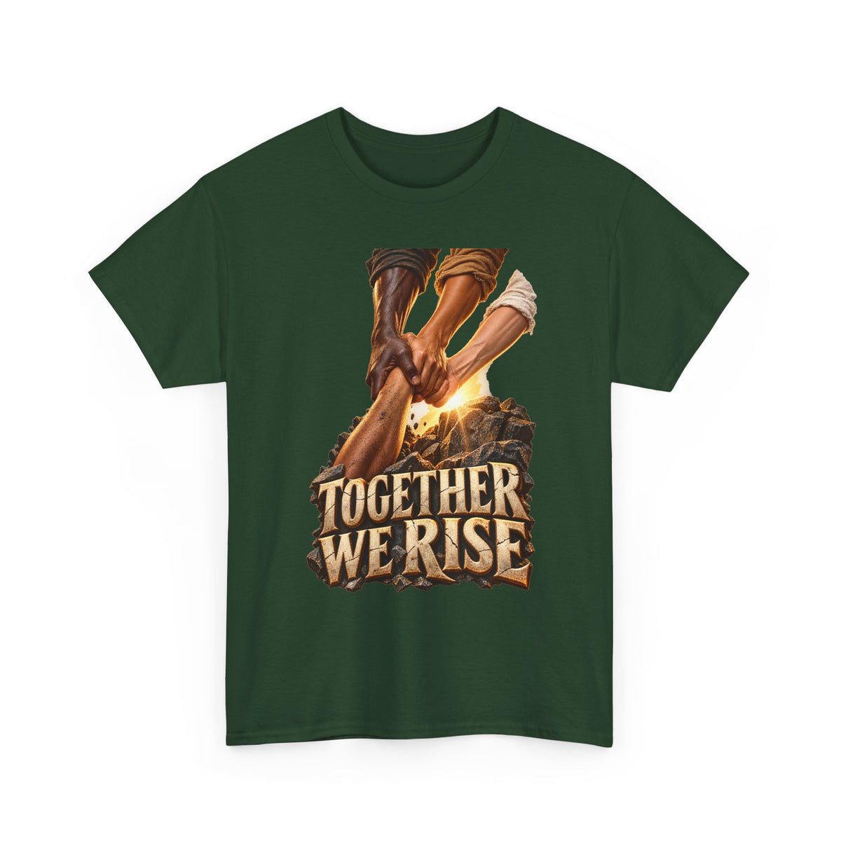 Together We Rise Inspirational Unity T-Shirt