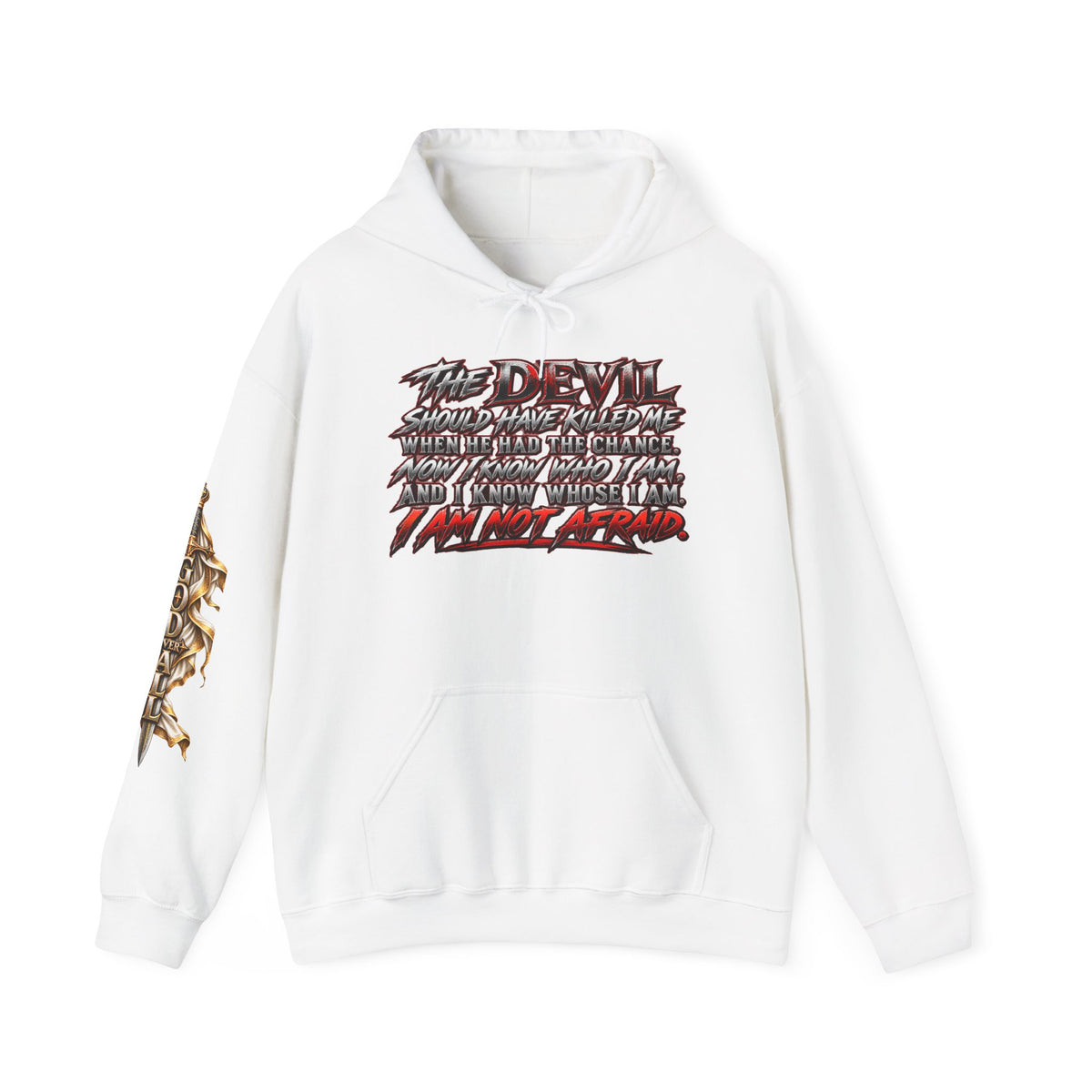 Every Knee Will Bow Hoodie — Christian Faith Graphic Pullover