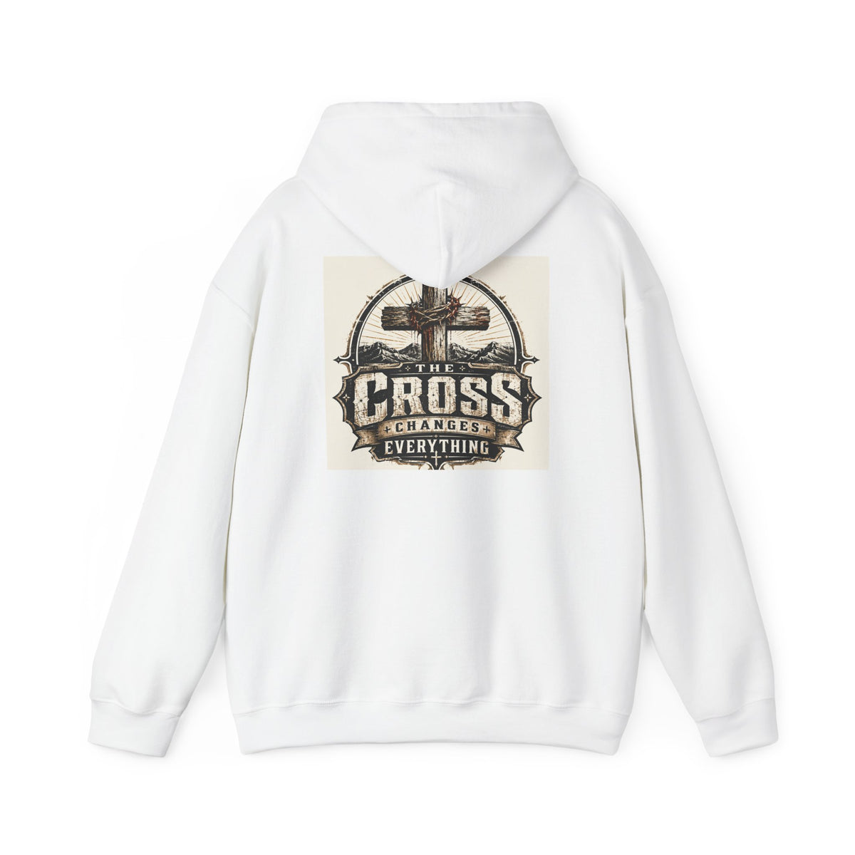 Christian In Progress Hoodie | Cross Changes Everything Christian Hoodie