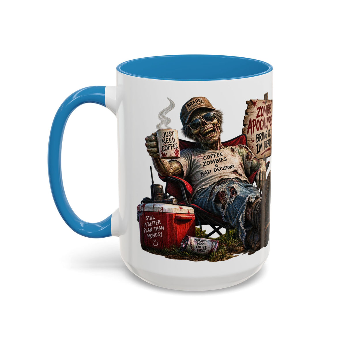 Zombie Apocalypse Survival Checklist Coffee Mug