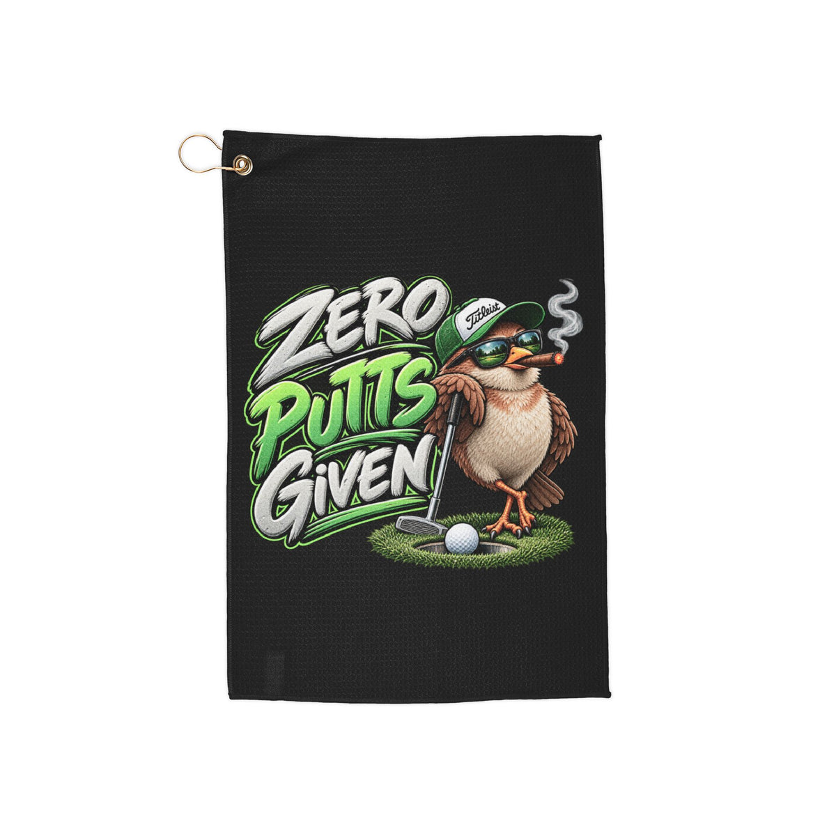 Zero Putts Given Golf Towel