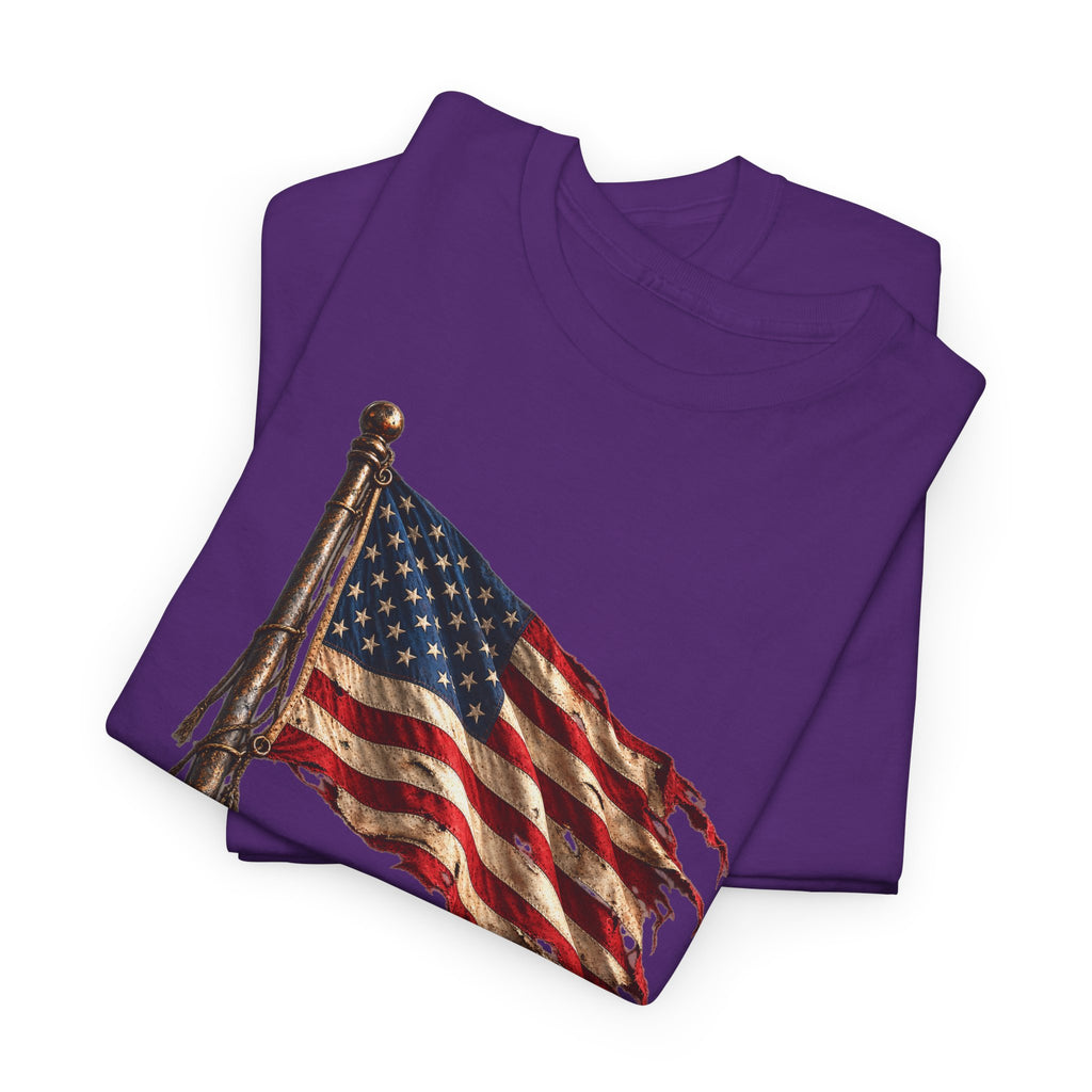Still Standing American Flag T-Shirt