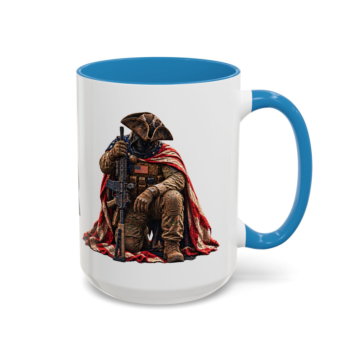 15oz Coffee Mug – Patriotic Veteran Memorial Design