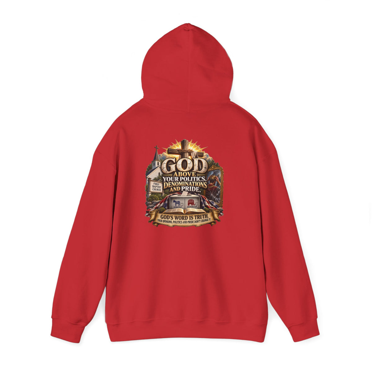 We Follow Jesus Christian Faith Hoodie