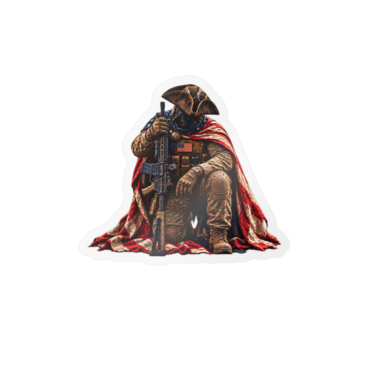 Armored Medieval Knight Kiss-Cut Vinyl Decal