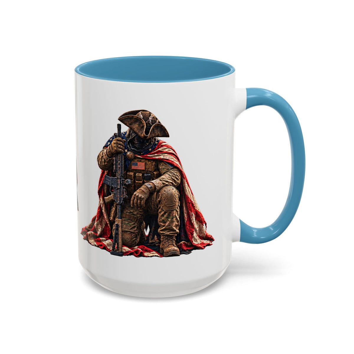 15oz Coffee Mug – Patriotic Veteran Memorial Design