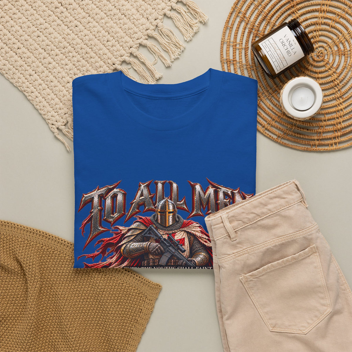 To All Men — Isaiah 40 Christian Warrior T-Shirt