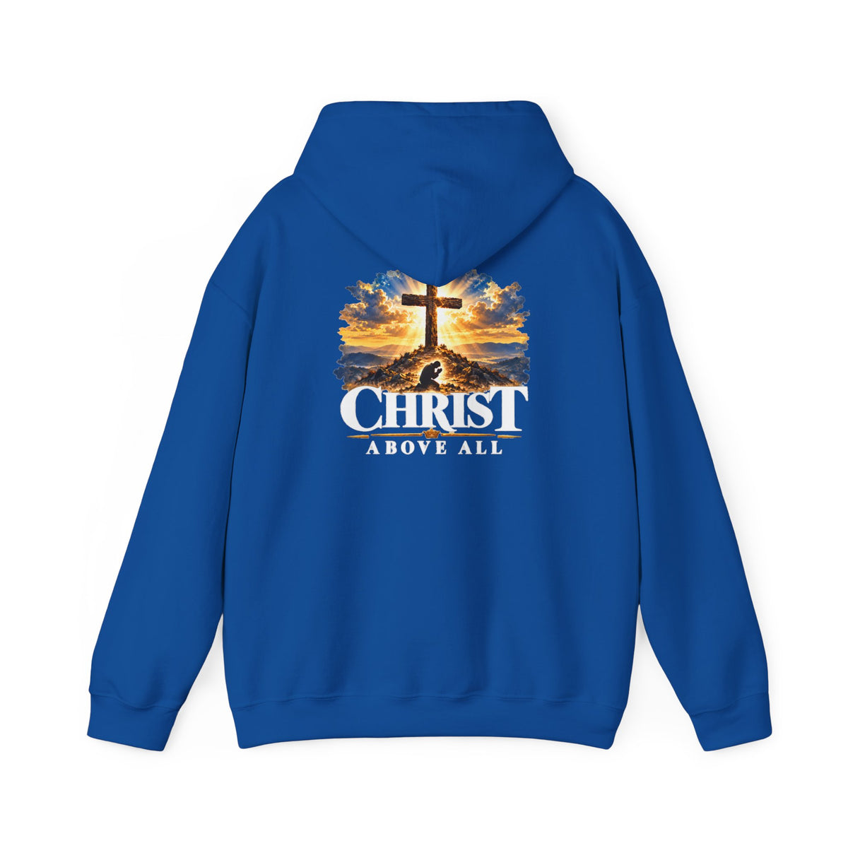 Christian Cross Sunset Faith Hoodie