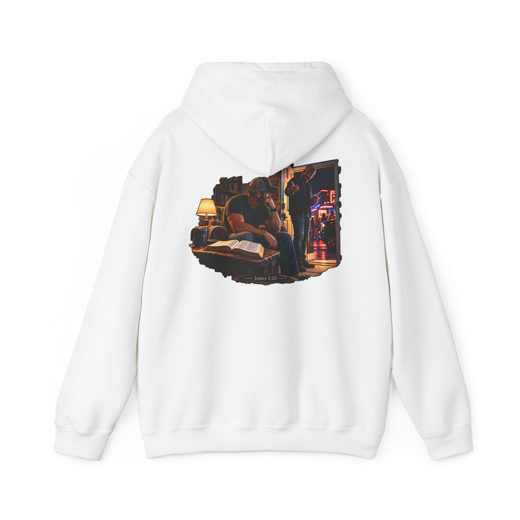 Faith at the Crossroads Christian Graphic Hoodie