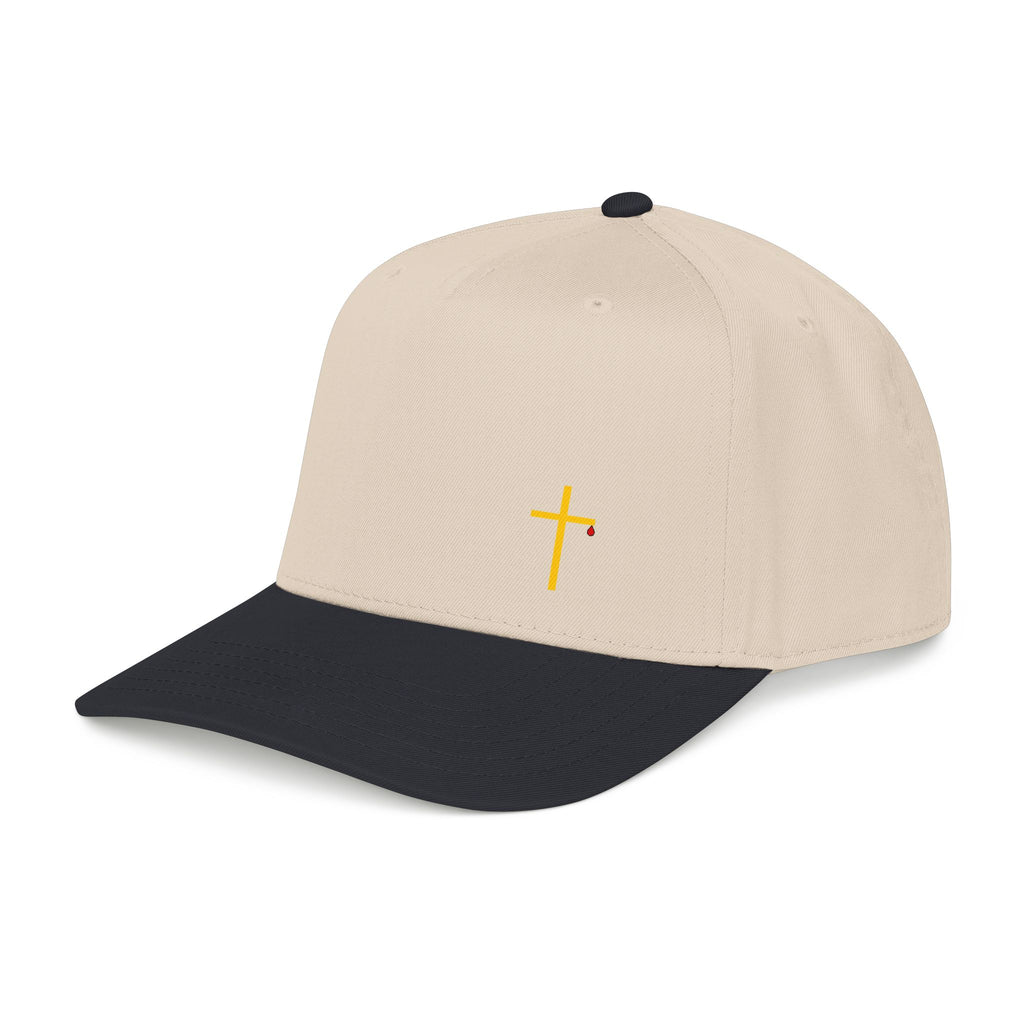 Embroidered Tiny Cross Baseball Cap – Minimalist Christian Hat