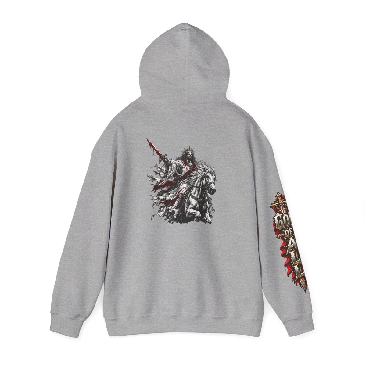 He Is Coming Soon Christian Hoodie – Front, Back & Sleeve Design