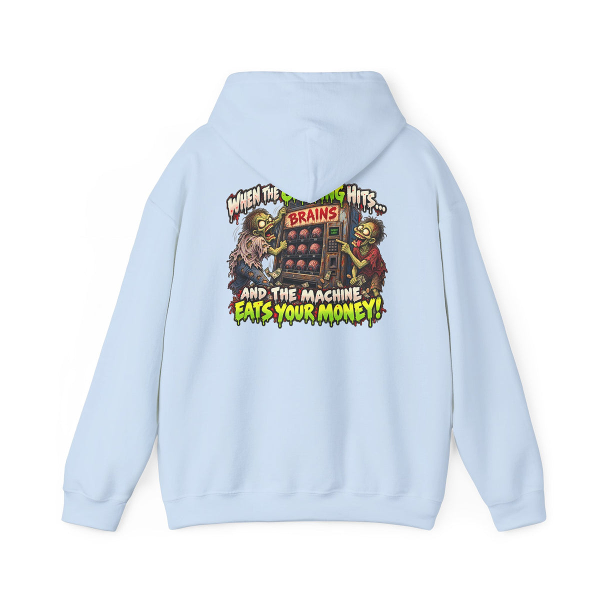 Funny Undead Zombie Graphic Hoodie