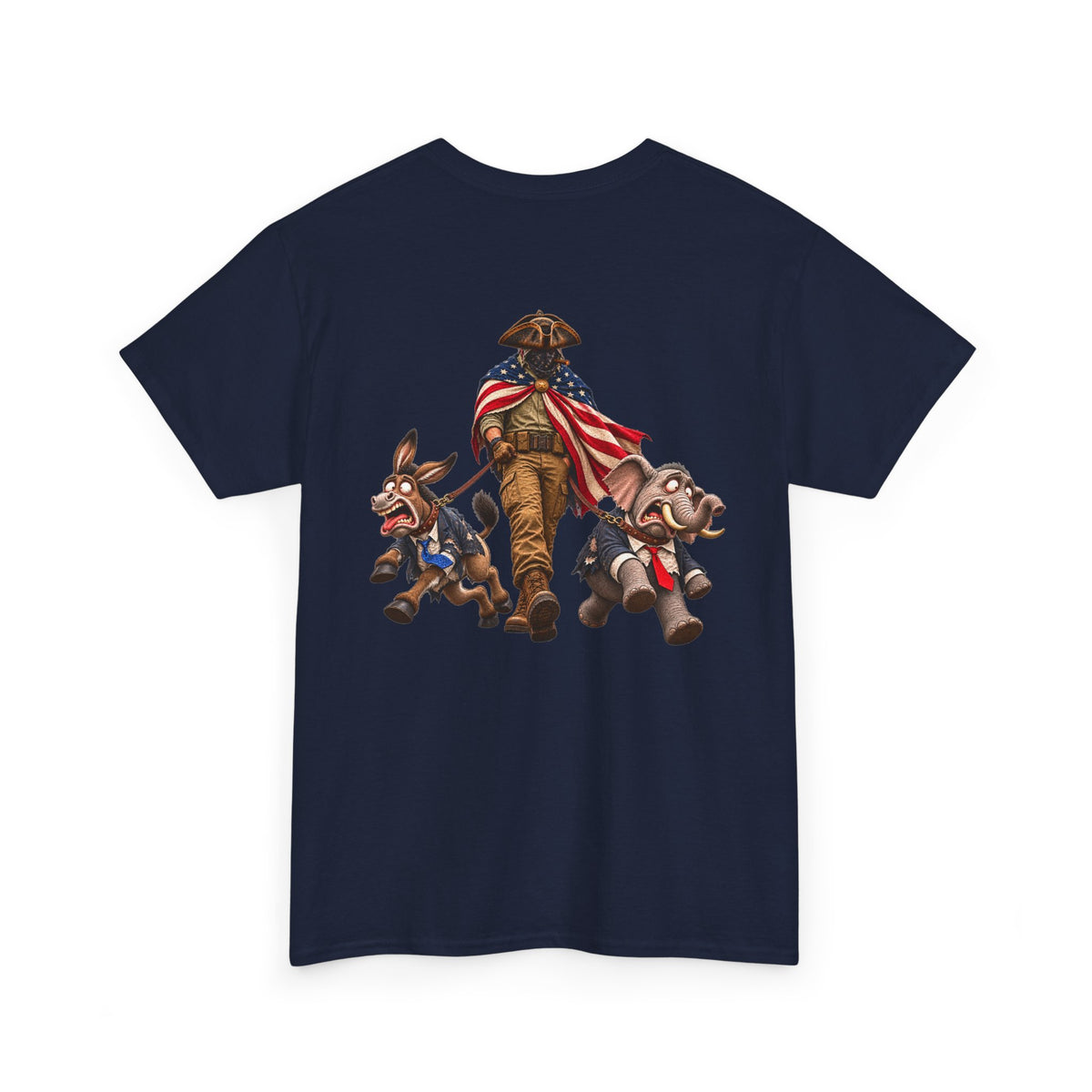 We the People Are Done — Patriot with Donkey and Elephant T-Shirt