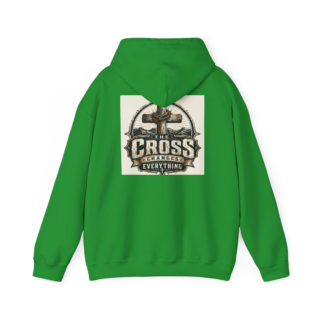 Christian In Progress Hoodie | Cross Changes Everything Christian Hoodie