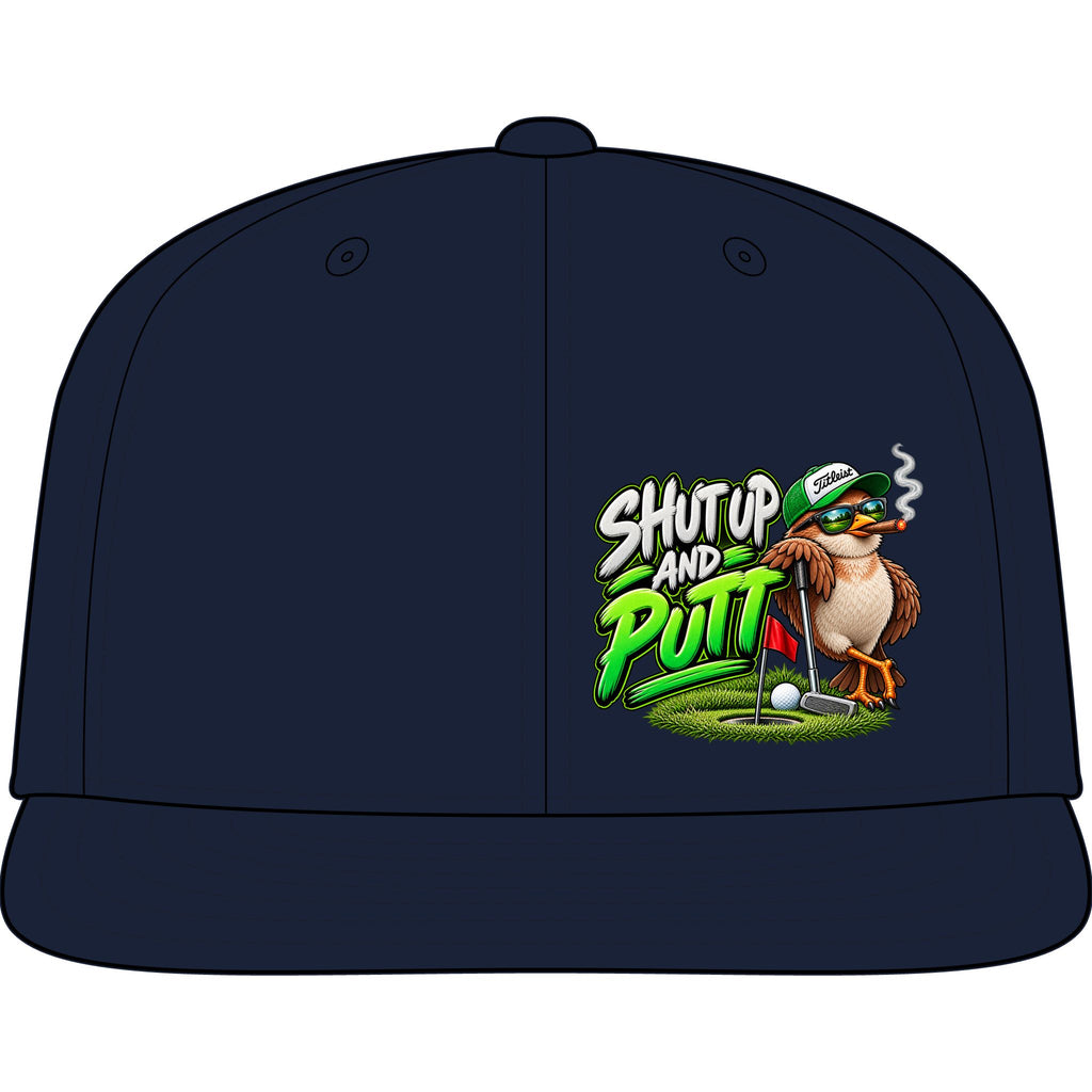 Shut Up and Putt Golf Snapback Cap