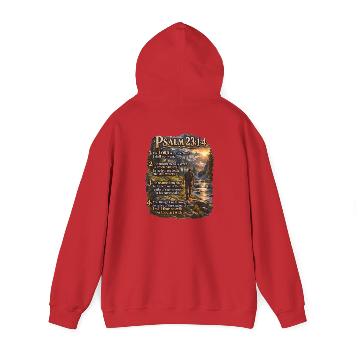 Christian Cross Scripture Hoodie