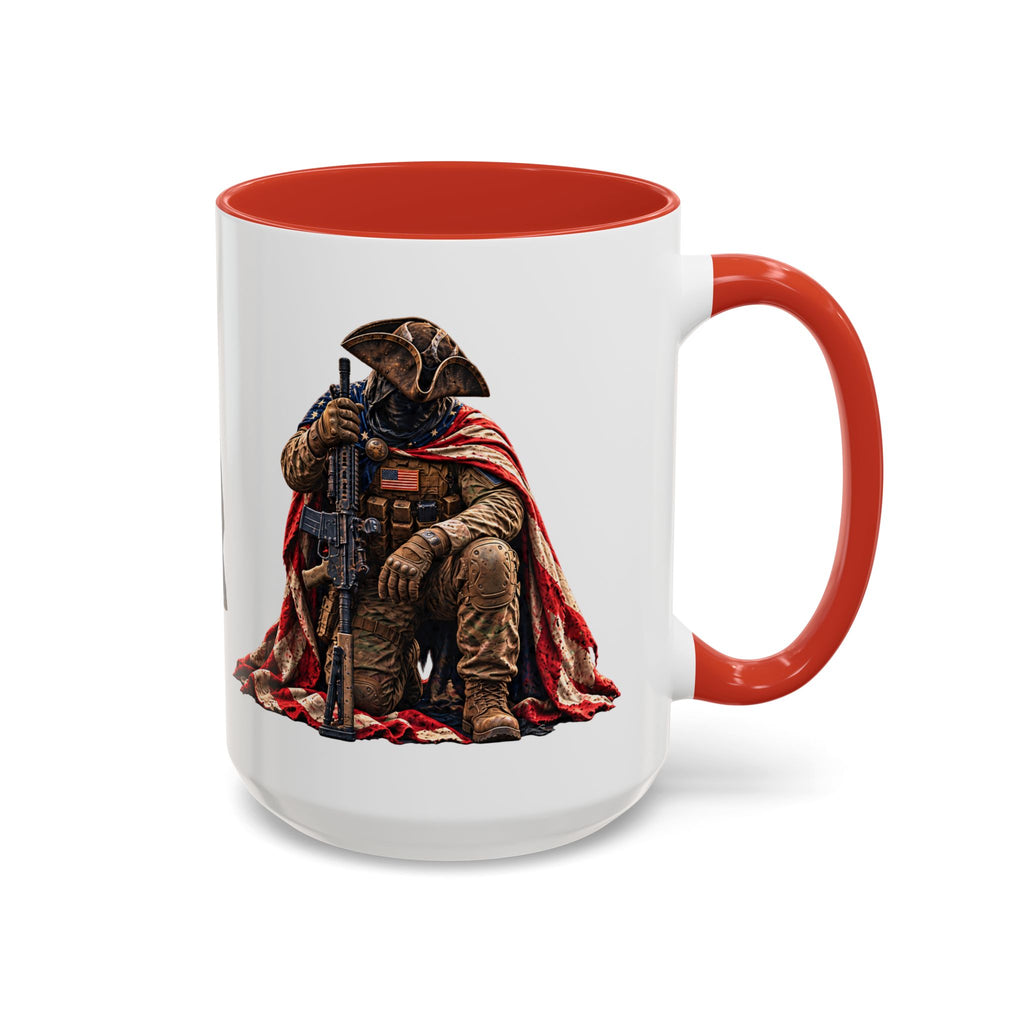 15oz Coffee Mug – Patriotic Veteran Memorial Design