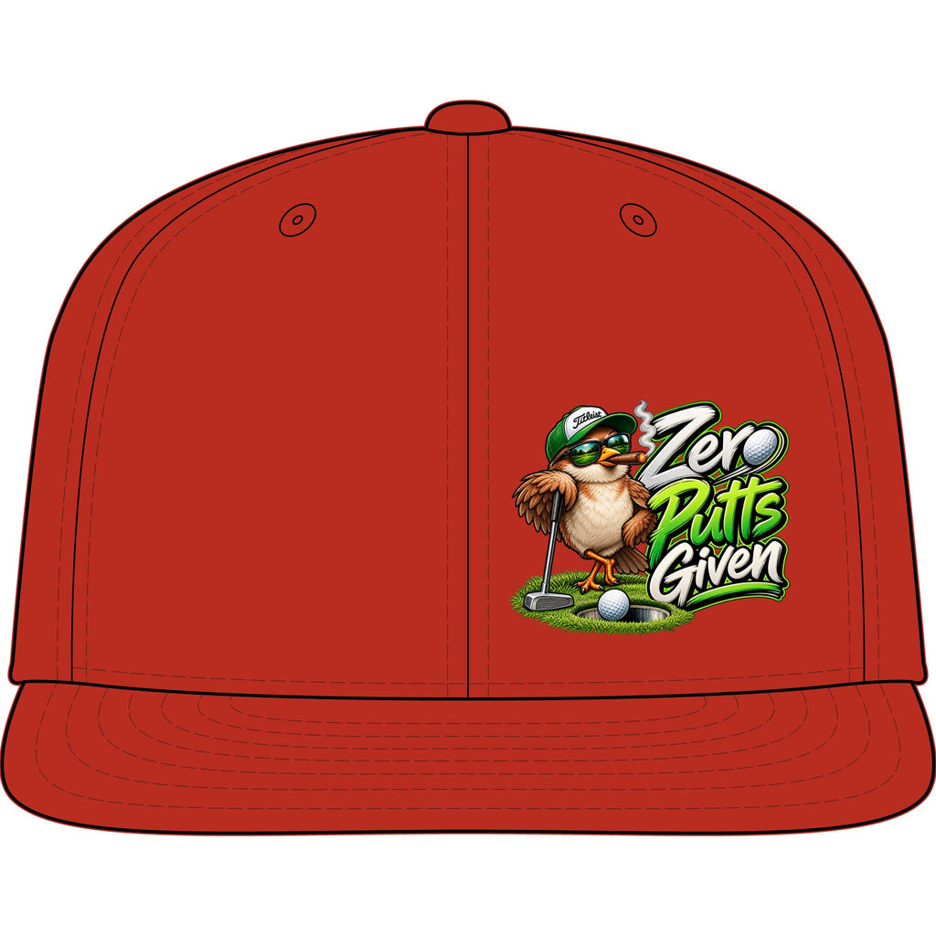 Zero Putts Given Golf Snapback Cap