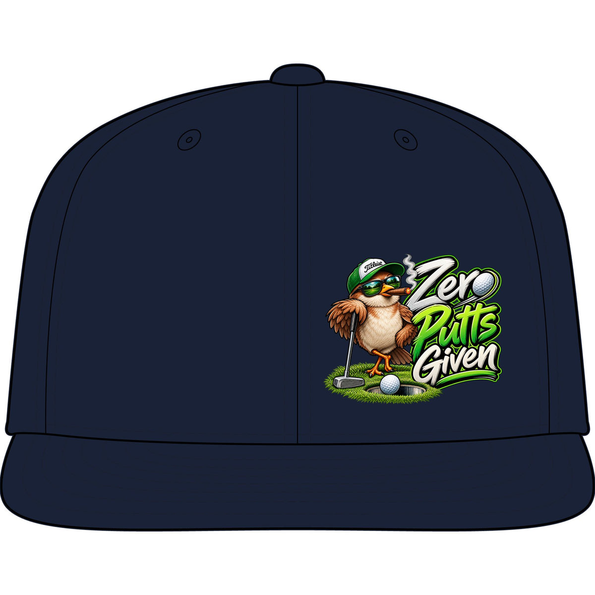 Zero Putts Given Golf Snapback Cap