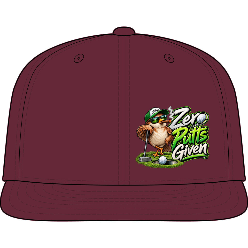 Zero Putts Given Golf Snapback Cap