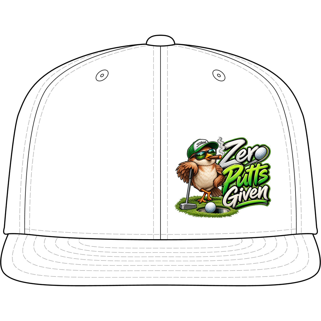 Zero Putts Given Golf Snapback Cap