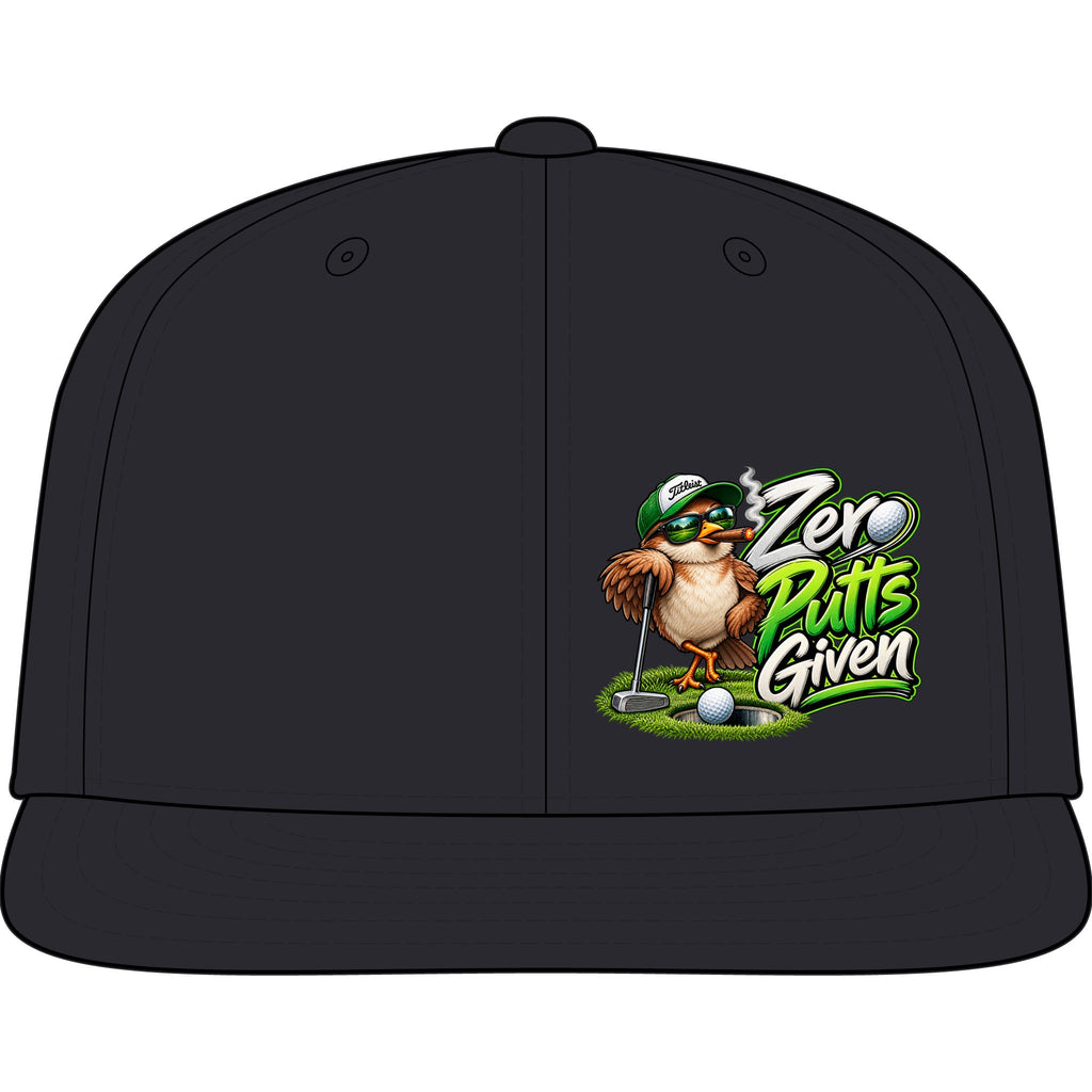 Zero Putts Given Golf Snapback Cap