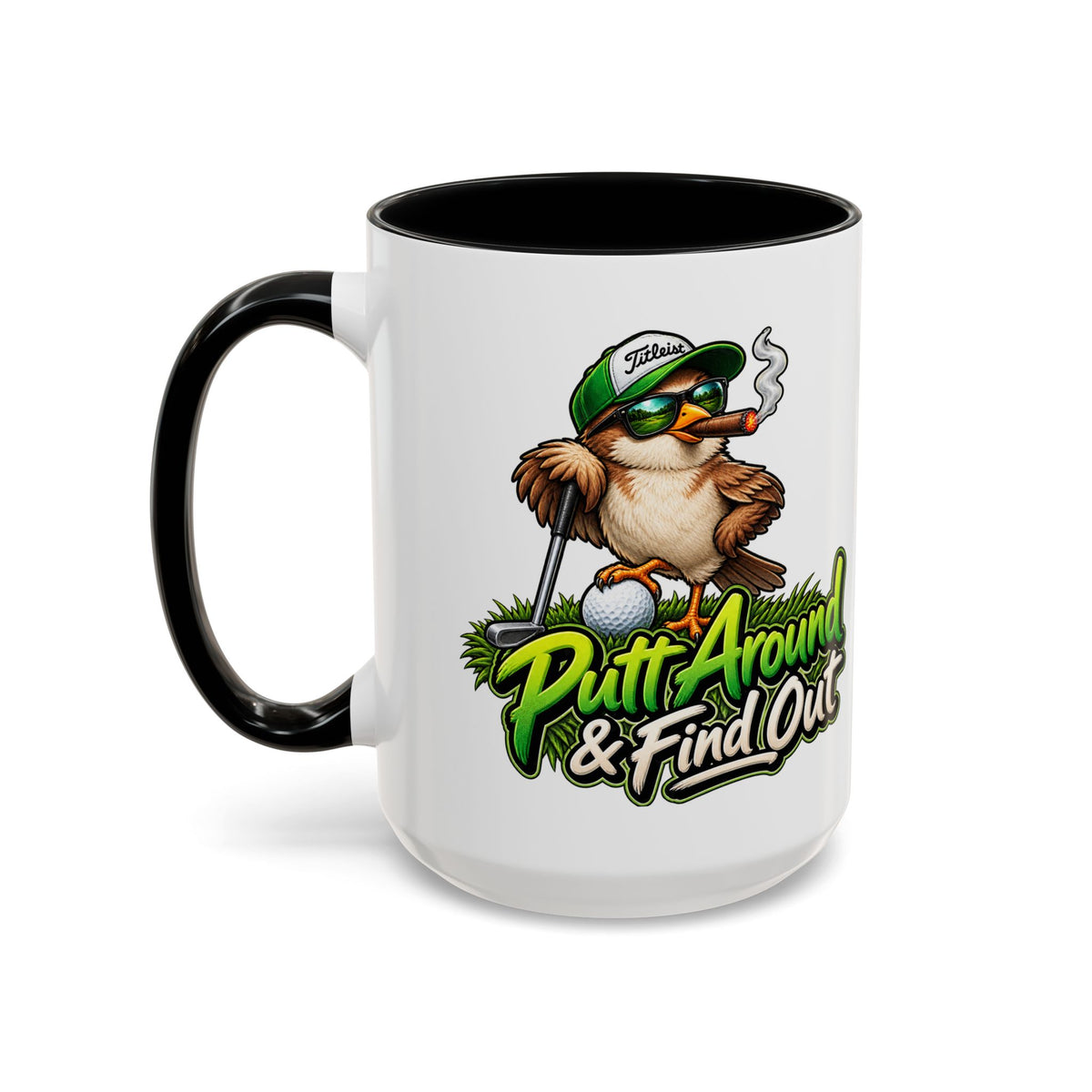 Put Around & Find Out Funny Duck Coffee Mug