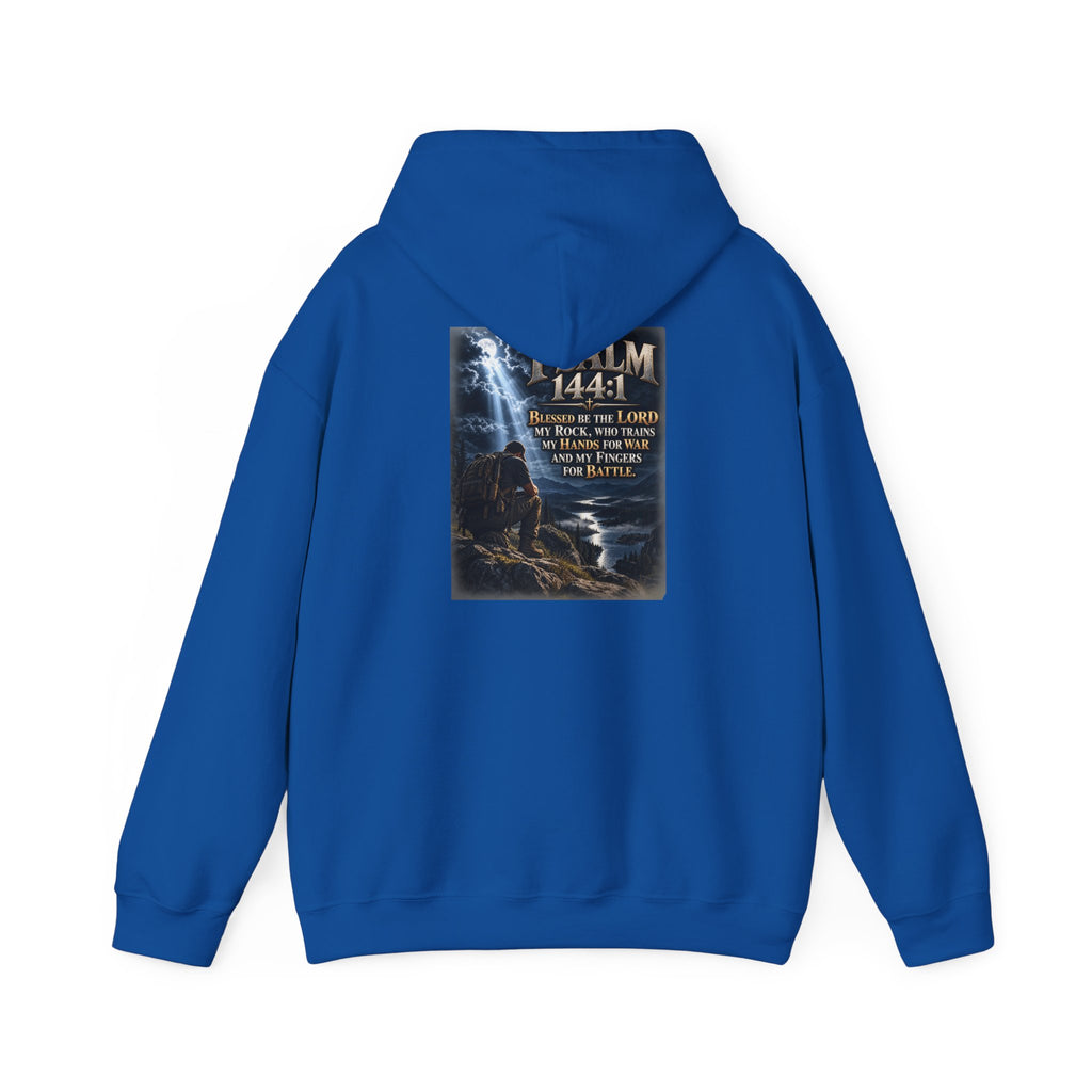 Psalm 144:1 Christian Scripture Hoodie