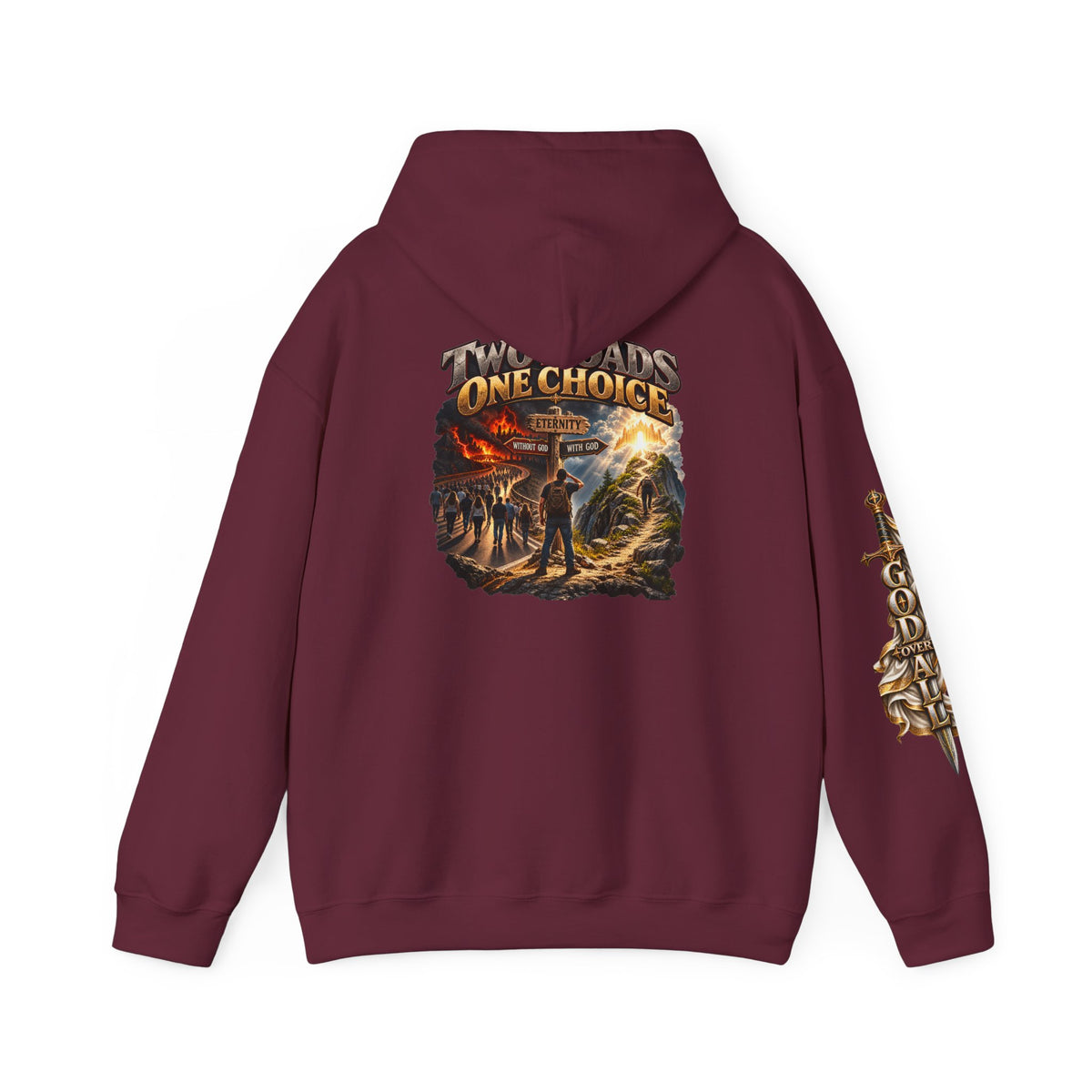 Hoodie - "The Devil and The One Choice" Graphic Pullover