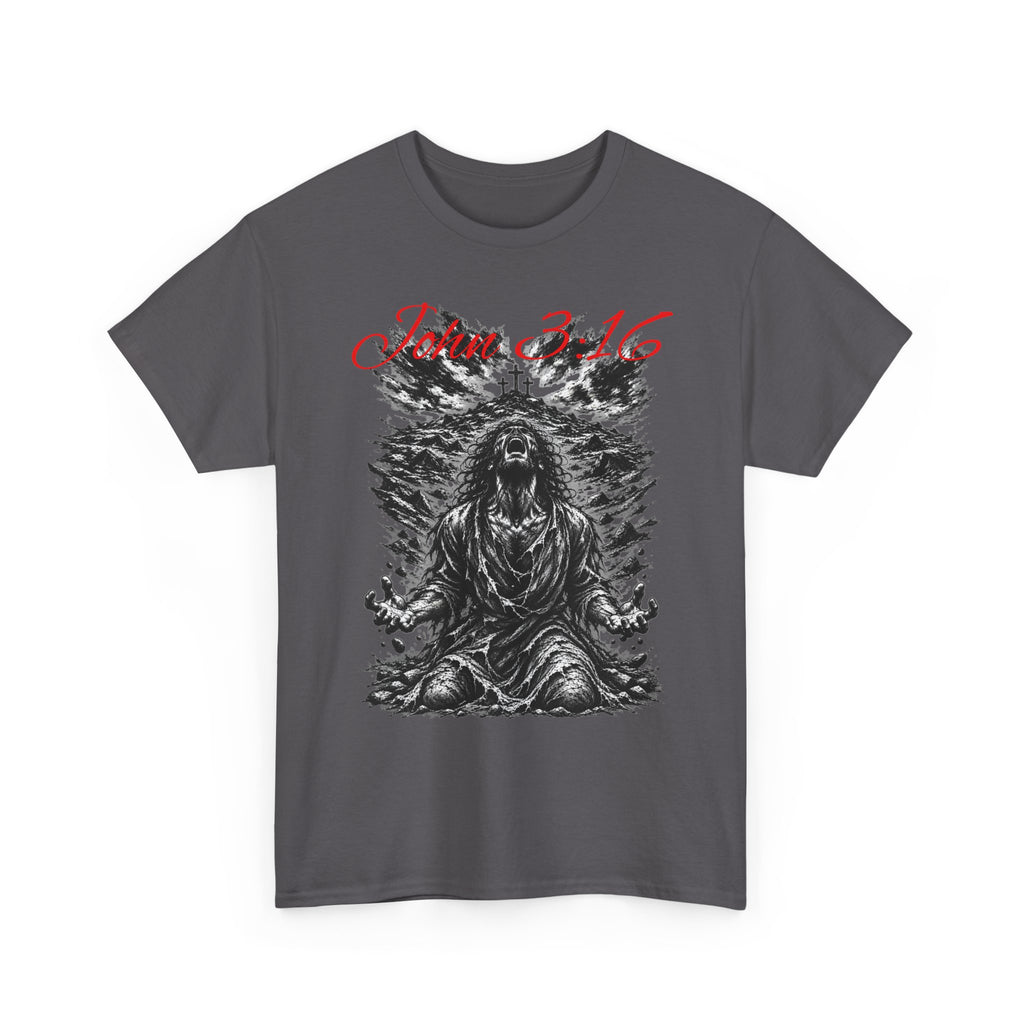 John 3:16 Jesus Christian Graphic T-Shirt