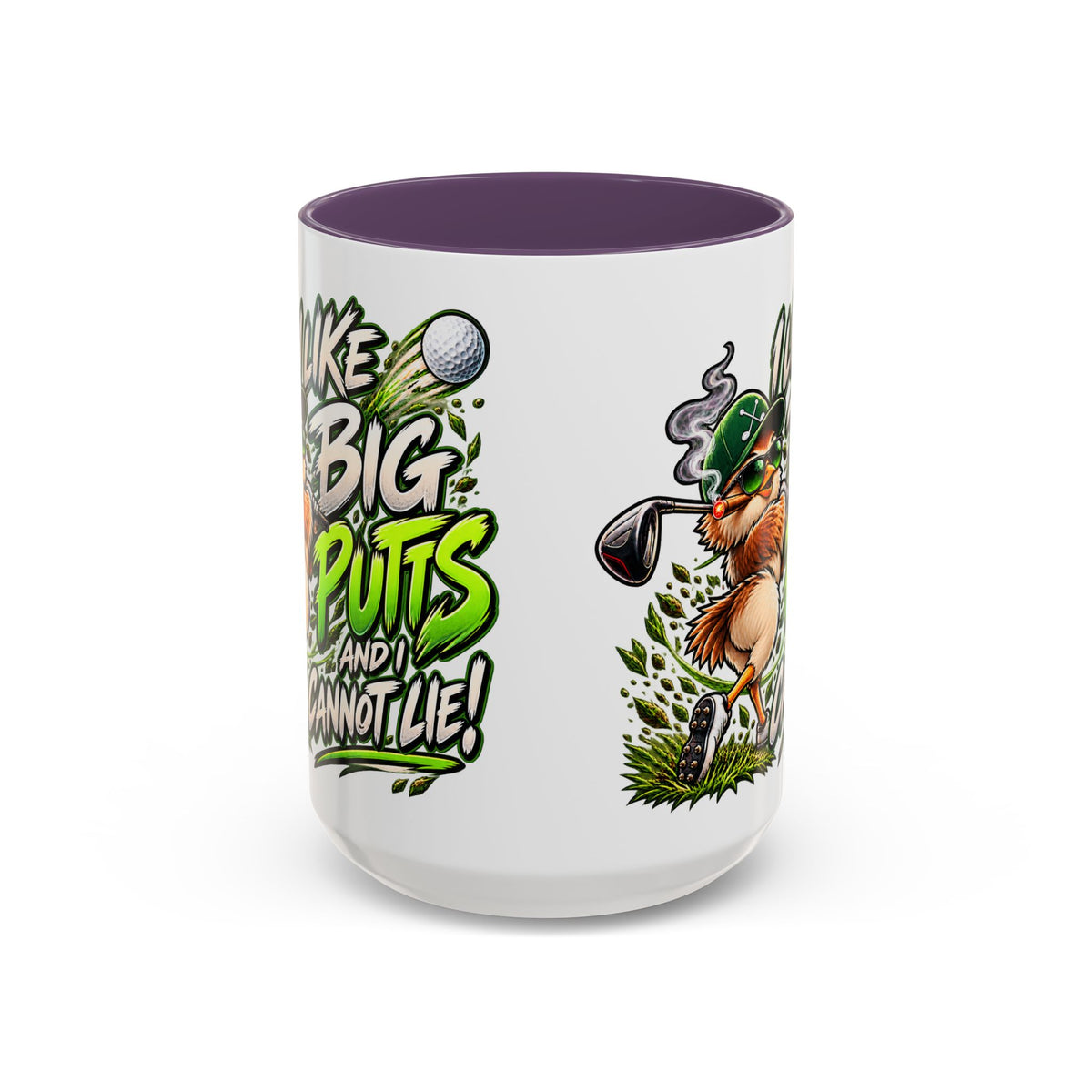 Golf Mug – “I Like Big Putt and I Cannot Lie” Golfer Gift