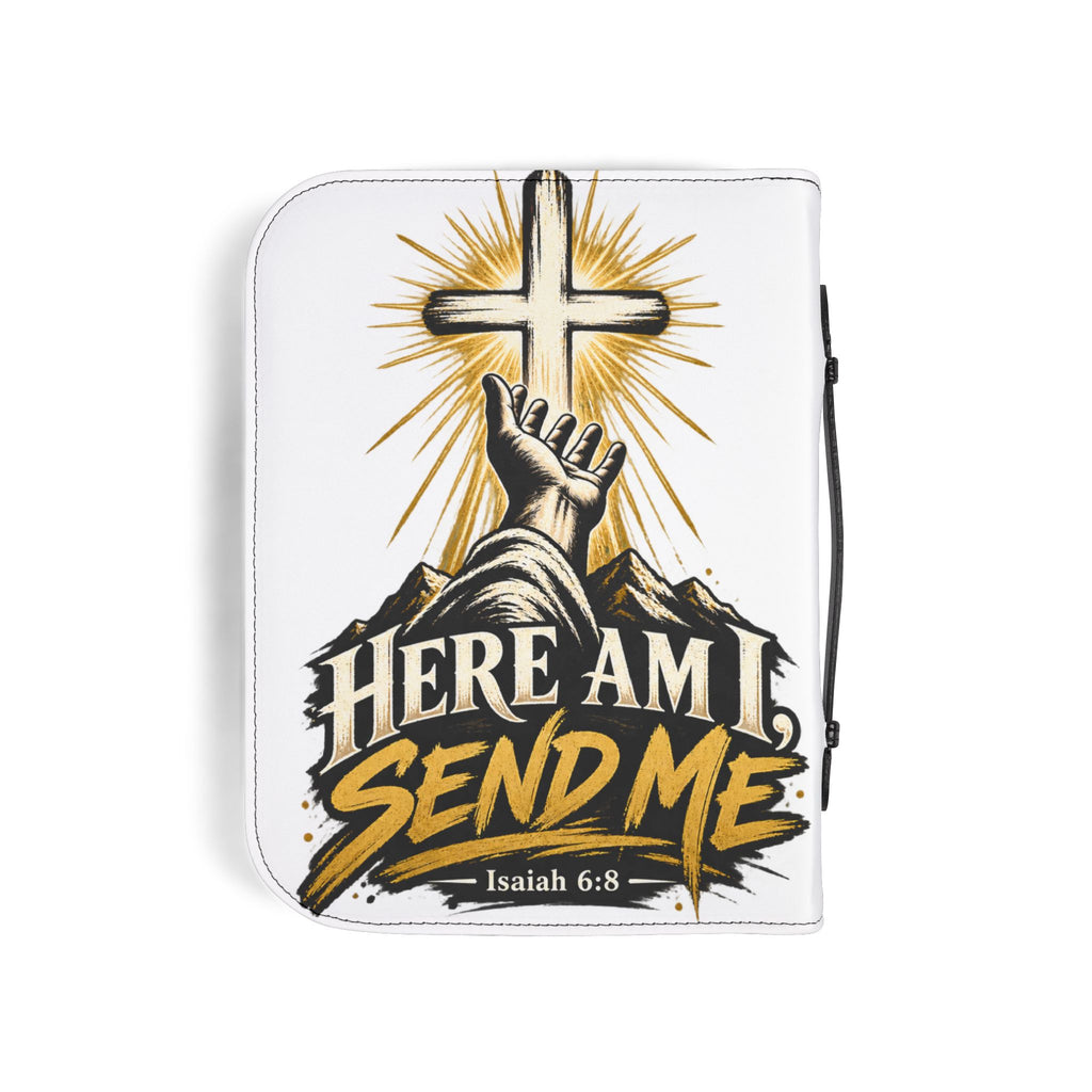 Isaiah 6:8 — Here Am I, Send Me Christian Bible Cover
