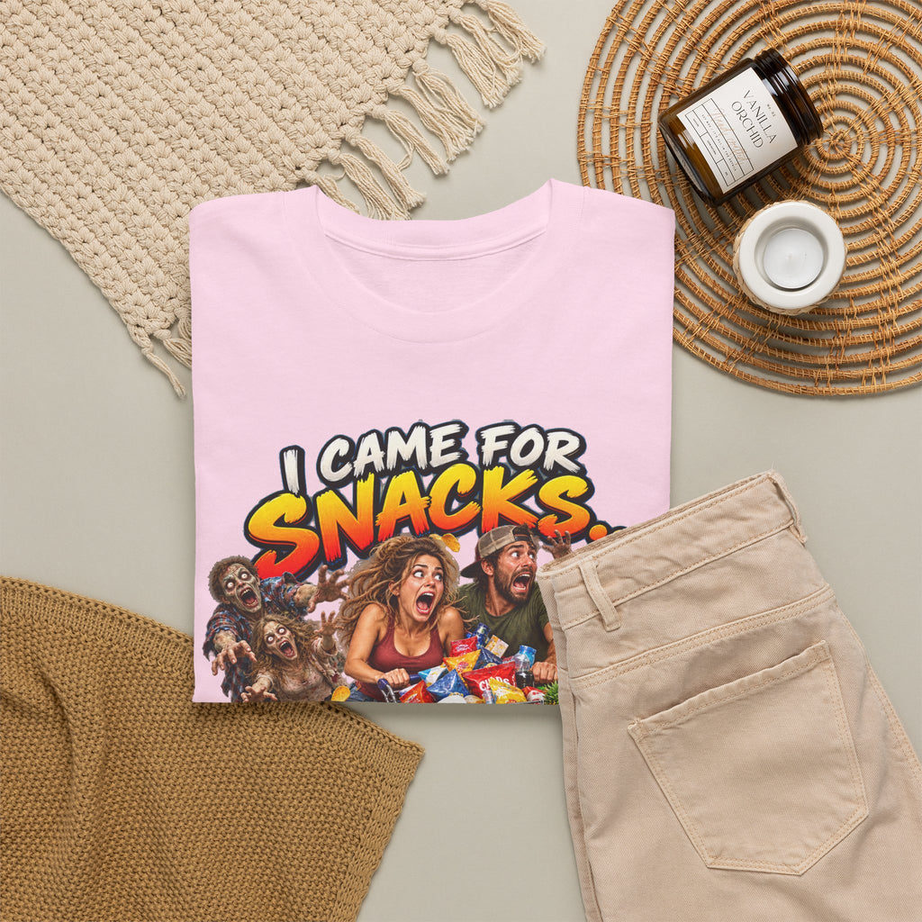 I Came for Snacks Not the Apocalypse Funny Apocalypse T-Shirt