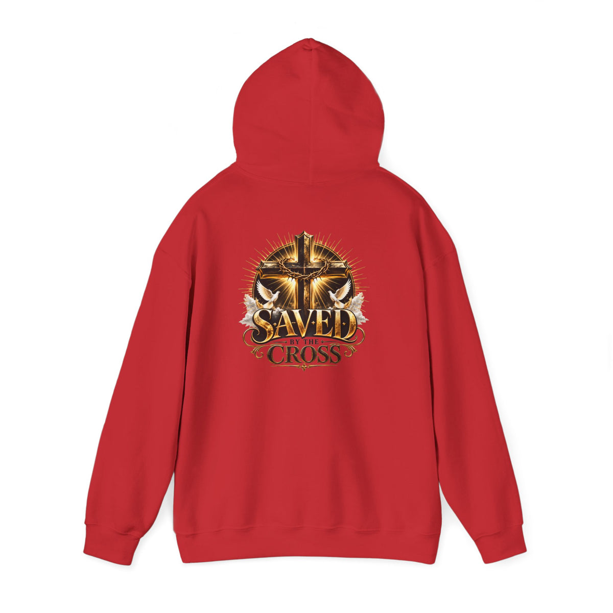 Faith Over Fear Christian Hoodie – Faithful Savior Cross Design