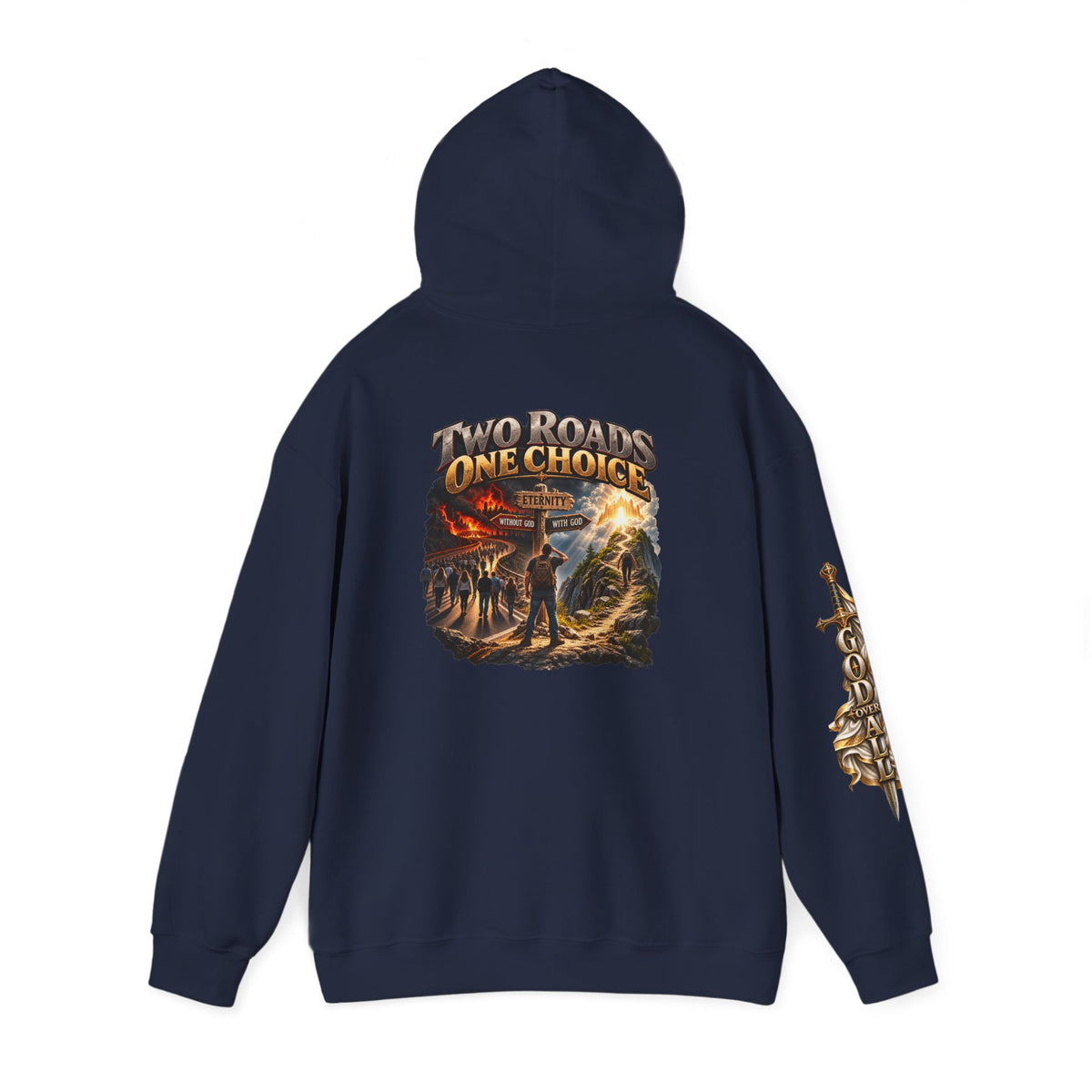 Hoodie - "The Devil and The One Choice" Graphic Pullover