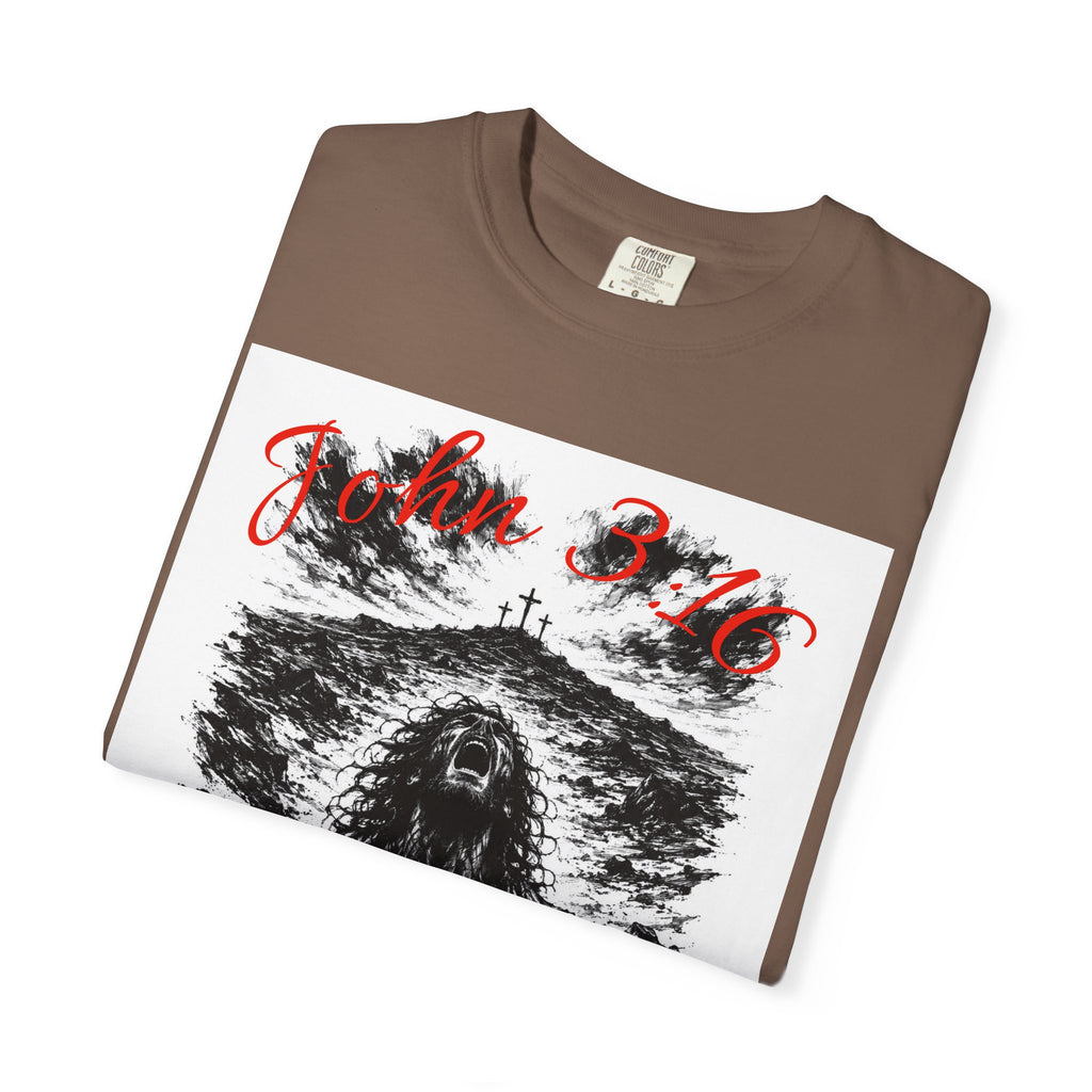 Grim Sea Creature T-shirt | Dark Gothic Illustration, Red Script Logo