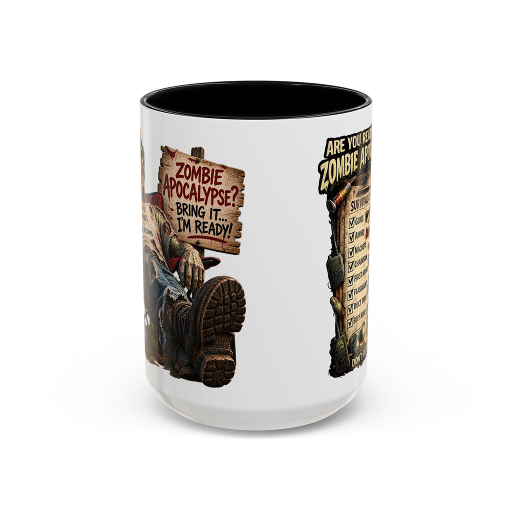 Zombie Apocalypse Survival Checklist Coffee Mug