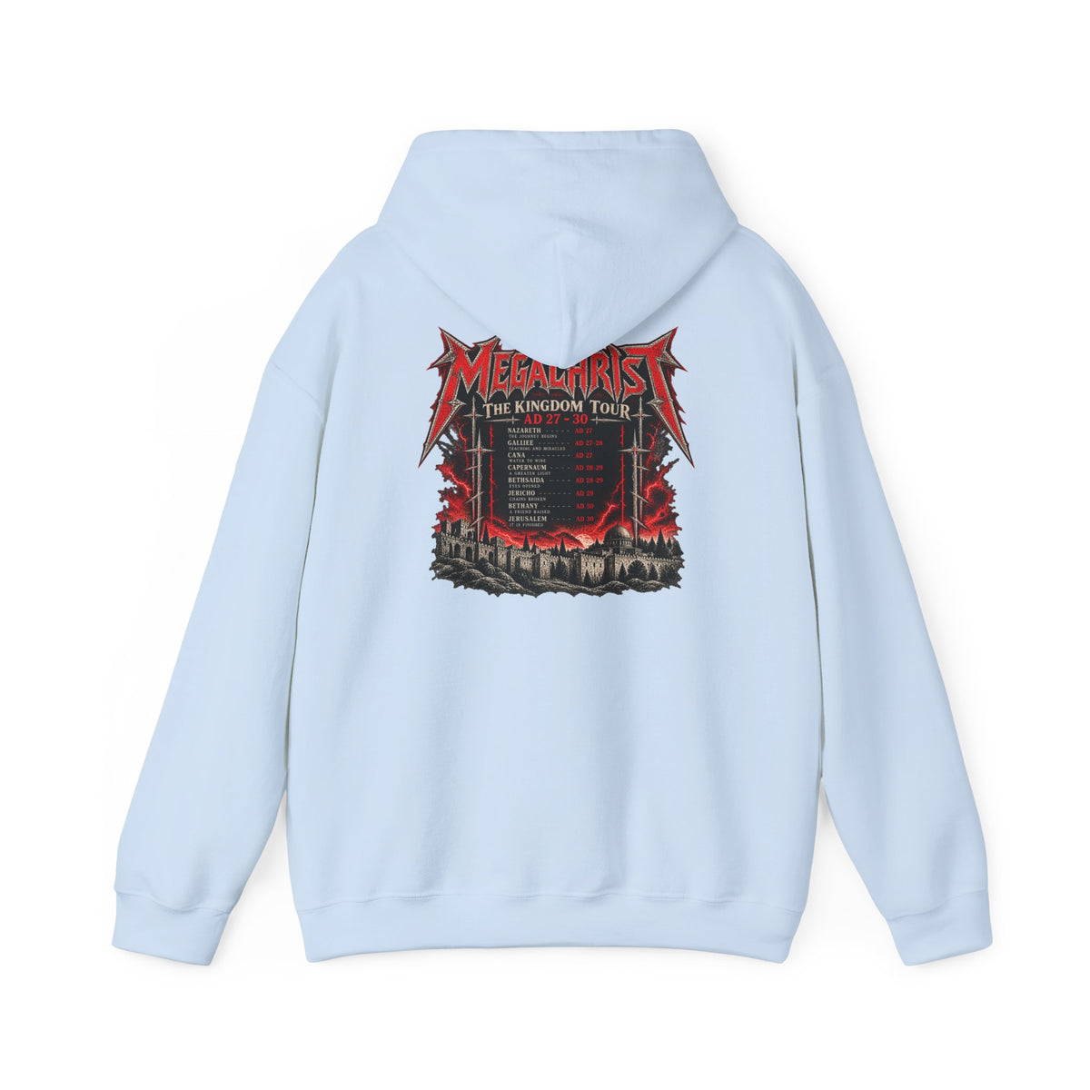 Megachrist The Kingdom Tour Christian Graphic Hoodie
