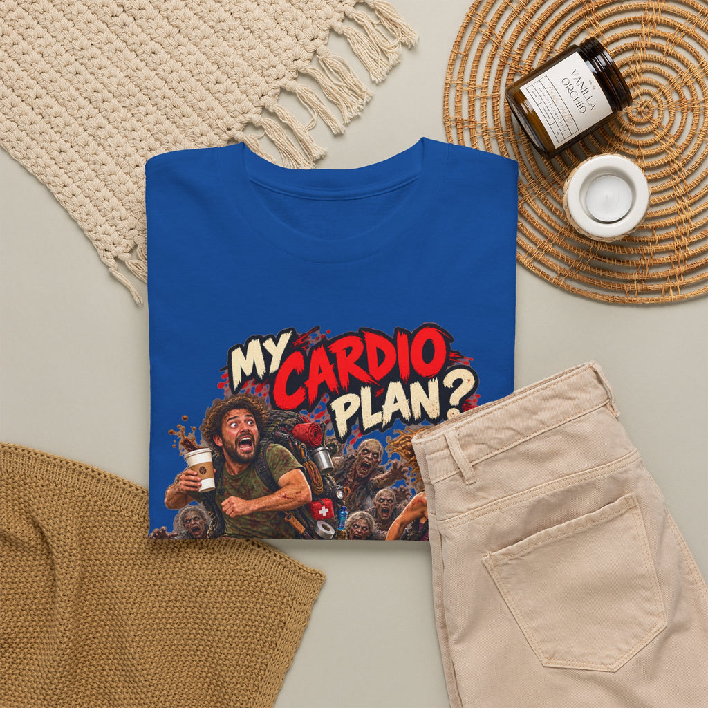 My Cardio Plan Running From Zombies Halloween T-Shirt