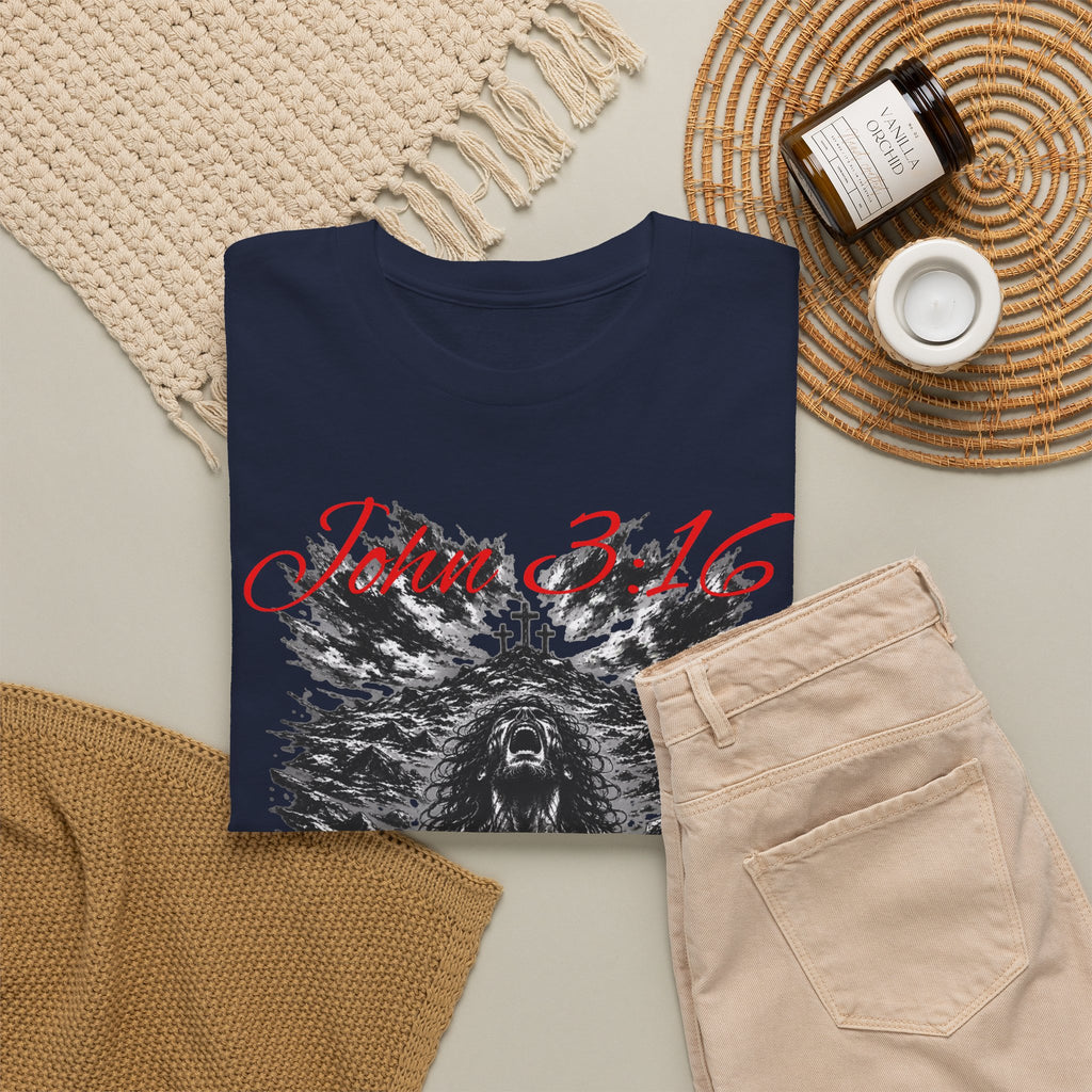 John 3:16 Jesus Christian Graphic T-Shirt