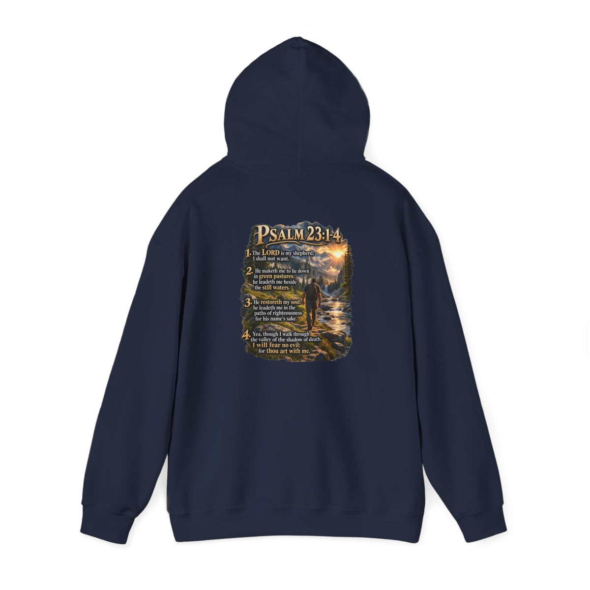 Christian Cross Scripture Hoodie