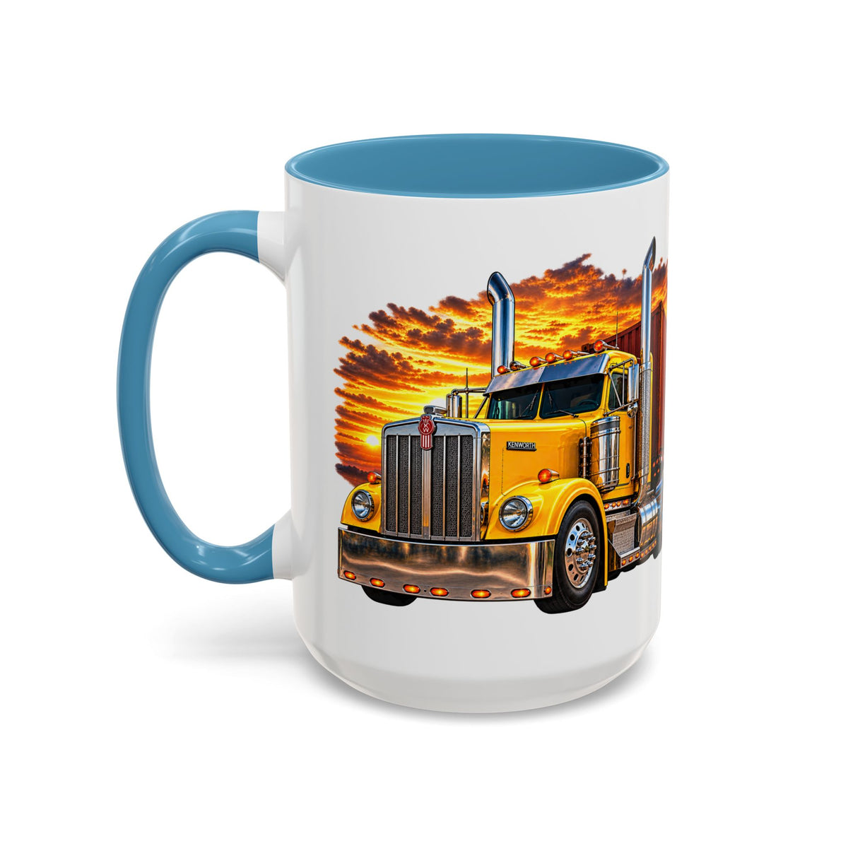 Keep On Truckin’ Semi-Truck 15oz Coffee Mug