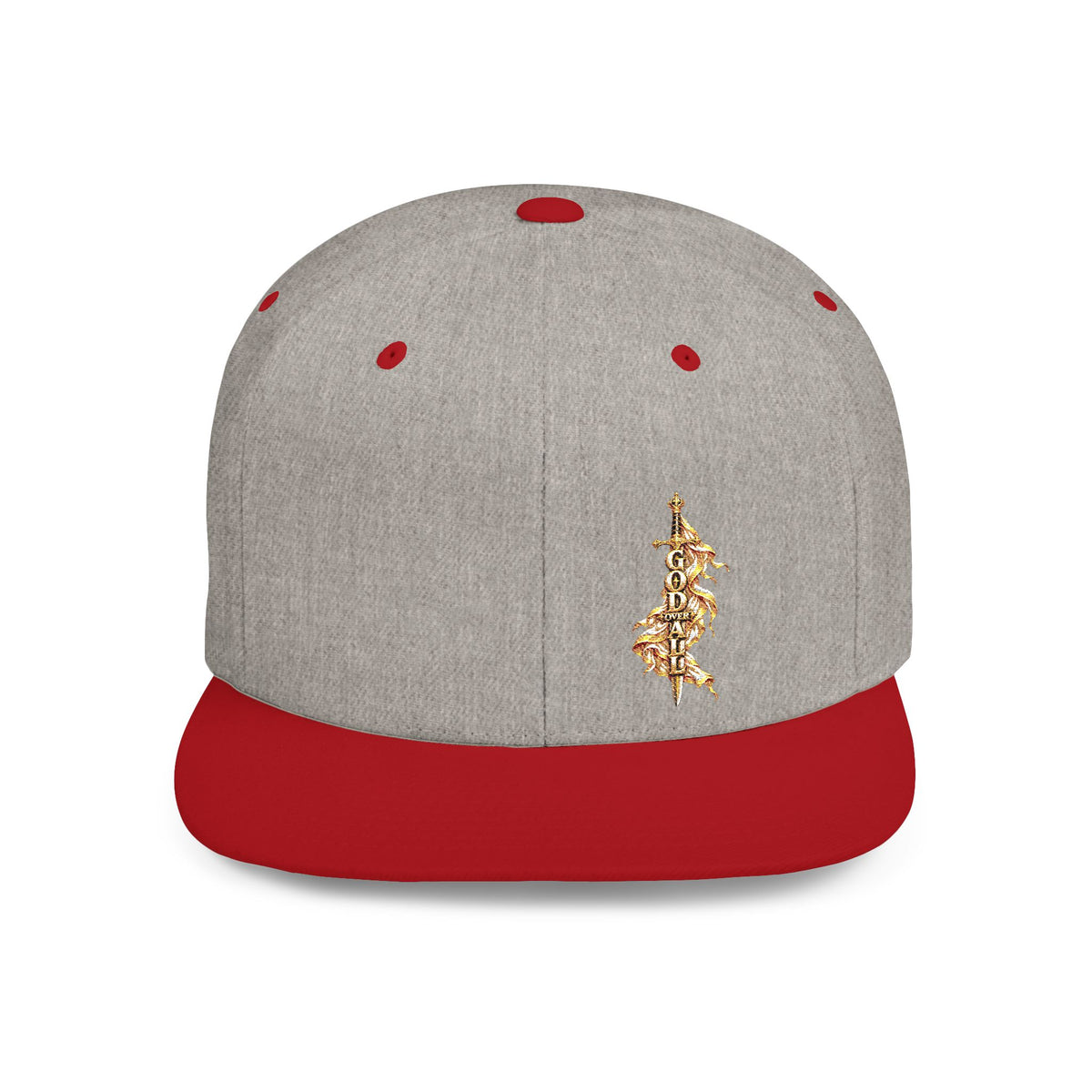 Gold Floral Snapback Hat