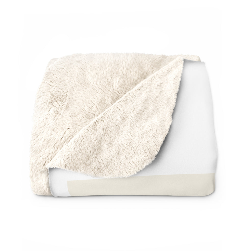 The Cross Changes Everything Christian Sherpa Fleece Blanket