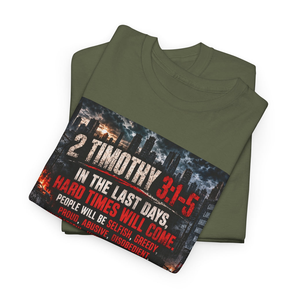 2 Timothy 3:1-5 Christian Faith T-Shirt