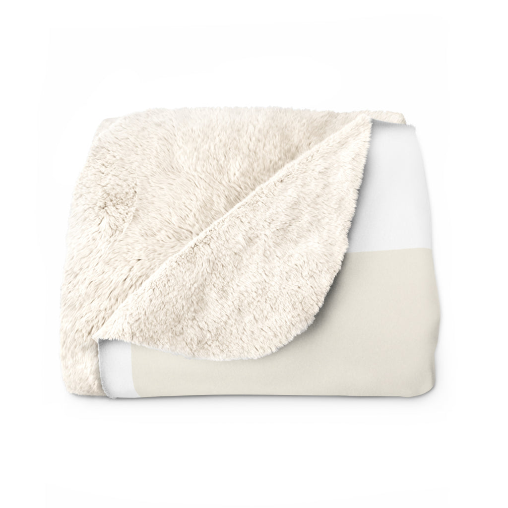 The Cross Changes Everything Christian Sherpa Fleece Blanket