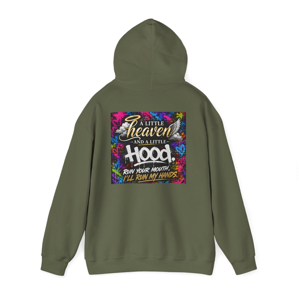 Christian in Progress hoodie | Faith graphic sweatshirt, colorful back print