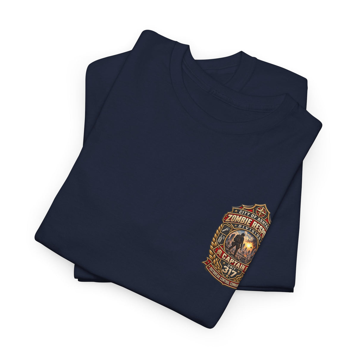 City of Asheville Zombie Response Captain 317 T-Shirt