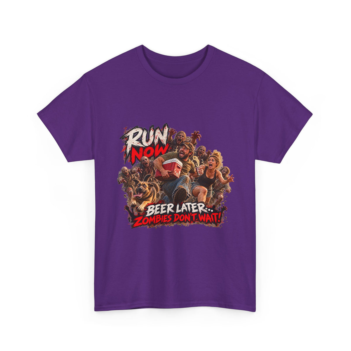 Run Now, Beer Later Zombie Run T-Shirt